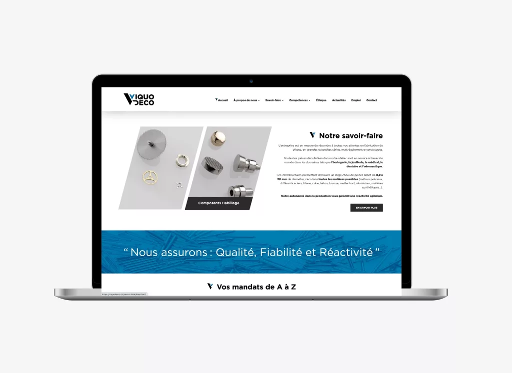 Conception de la plateforme Web Viquodeco par Ivimédia