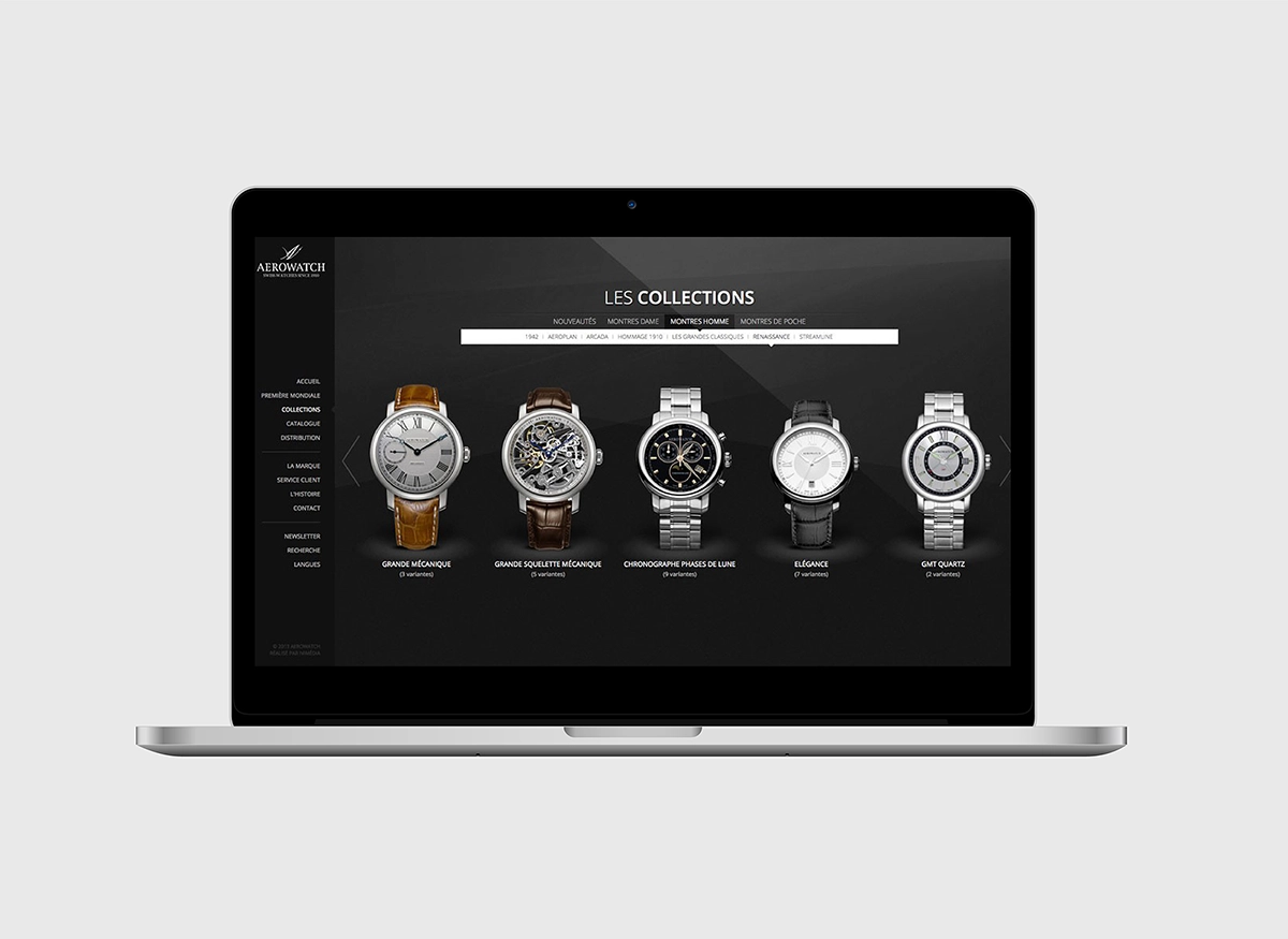 Plateforme web Aérowatch créé par Ivimedia