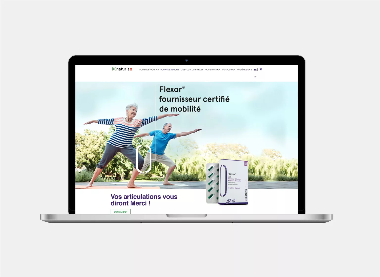 Campagne de communication digital​e Flexor créée par Ivimédia