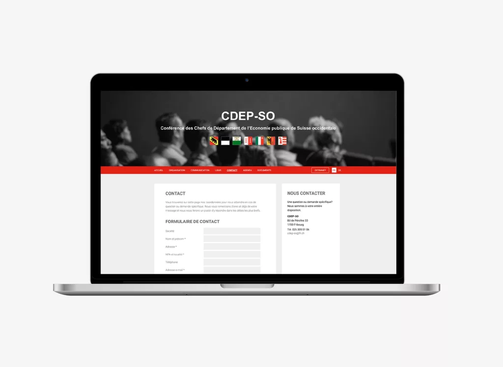 Conception de la plateforme Web CDEP-SO par Ivimédia